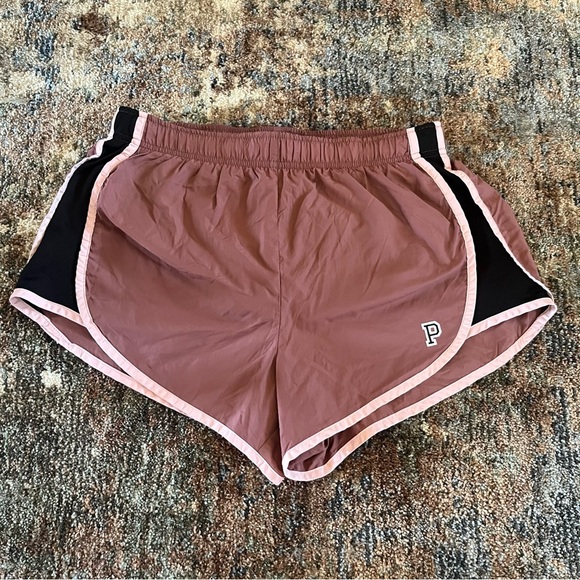 PINK Victoria's Secret Pants - PINK Victoria's Secret Athletic Shorts Dusty Pink and Black